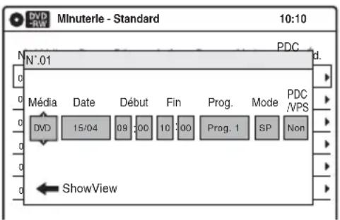 SONY RDRVX450 - Appuyez sur ENTER. - 1