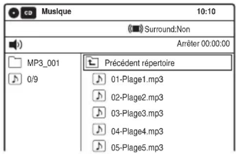 SONY RDRVX450 - Lecture de plages audio MP3 - 2