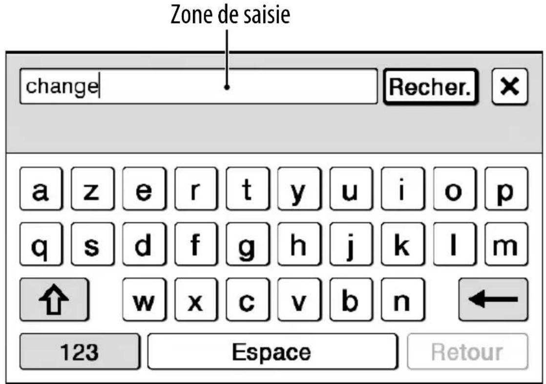 SONY PRS650 - Clavier à l'écran - 1