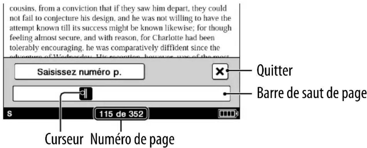 SONY PRS650 - Saut jusqu'à une page - 1