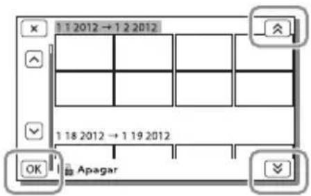 SONY HDRGW66E - Para apagar todos os filmes/ fotografias da data selecionada de uma vez - 1
