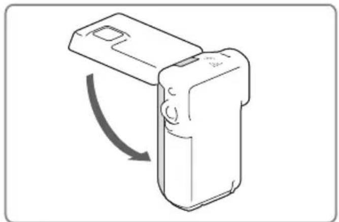 SONY HDRGW66E - Connectez votre caméscope à un ordinateur en marche à l'aide du câble USB. - 1