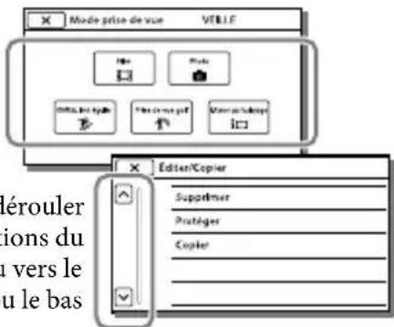 SONY HDRGW66E - Utilisation des menus - 3