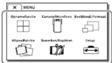 SONY HDRGW66E - Menu's gebruiken - 2