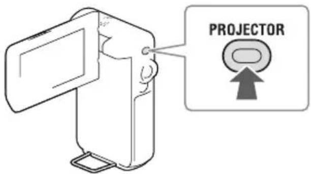 SONY HDRGW66E - Uso del proiettore incorporato (HDR-GWP88/GWP88E/GWP88V/GWP88VE) - 3