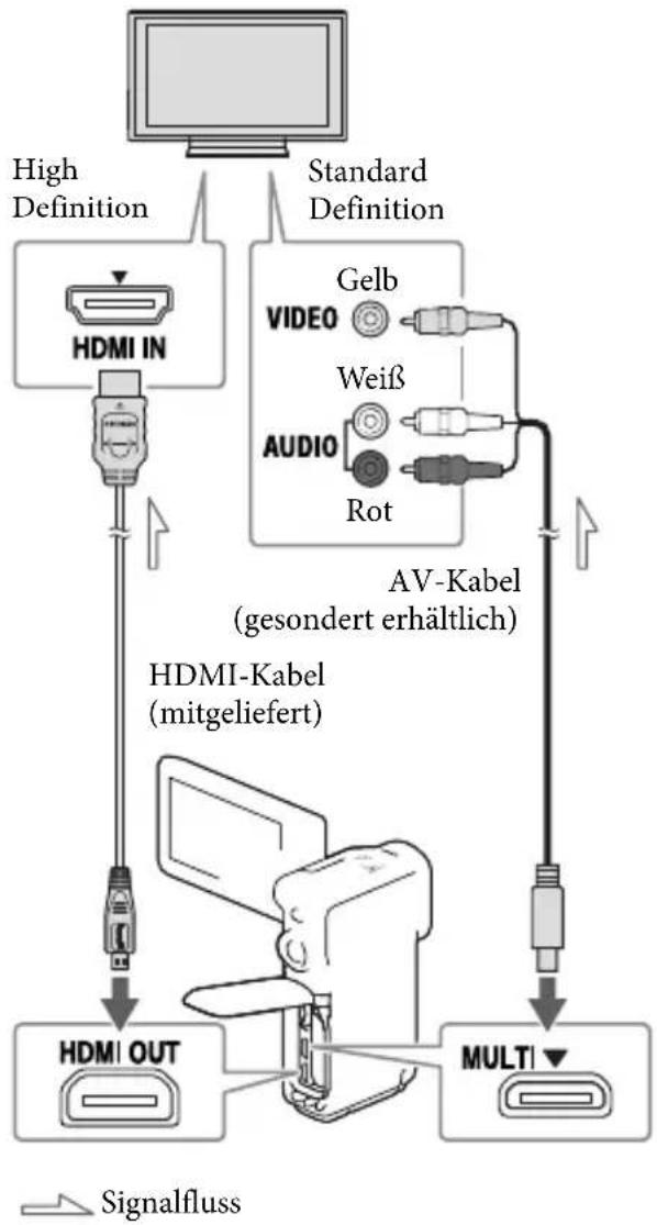 SONY HDRGW66E - Bildwiedergabe auf einem Fernsehgerät - 1