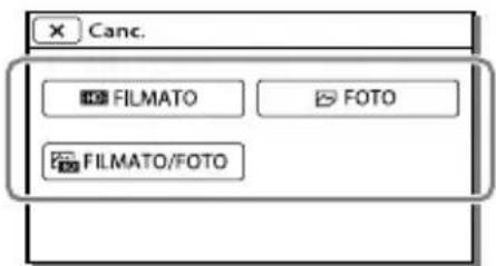 SONY HDRPJ420E - Cancellazione di filmati e foto - 1