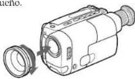 SONY CCDTR760E - Colocación de la videocámara en el portacámara subacuático - 1