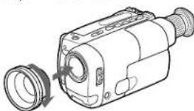 SONY CCDTR760E - Colocação da videocâmara na embalagem marinha - 1