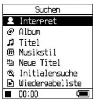SONY NWHD5H - Drucken Sie SEARCH/MENU. - 1