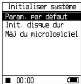 SONY NWHD5H - Appuyez sur pour sélectionner «initialiser système», puis appuyez sur II. - 1