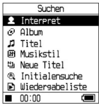 SONY NWHD5H - Drucken Sie SEARCH/MENU. - 1