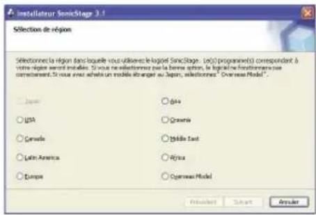 SONY NWHD5H - Insérez le cd-rom fourni dans le lecteur de CD de l'ordinateur. - 2