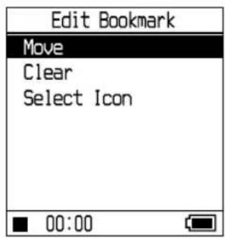 SONY NWHD5H - Press to select "EditBookmark," and then press  or - 1