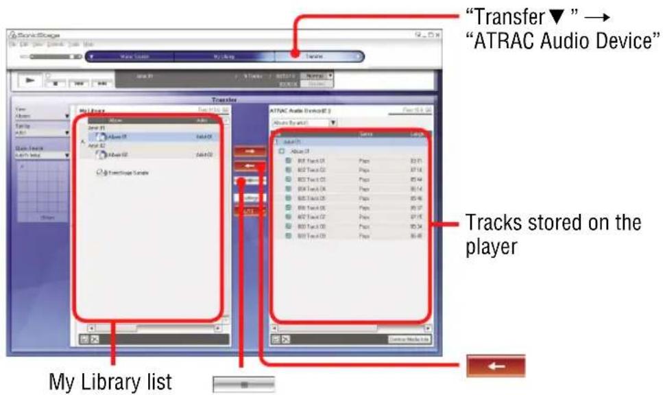 SONY NWHD5H - Transferring Audio Data Back to Your Computer - 1