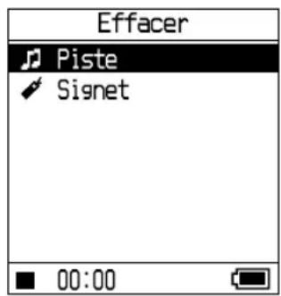 SONY NWHD5H - Effacement de pistes avec signet - 2