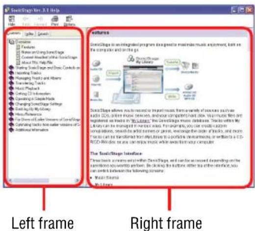 SONY NWHD5H - To understand SonicStage Help - 1