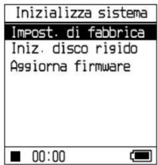 SONY NWHD5H - Premere per selezionare "Inizializza problema," e quindi premere II. - 1