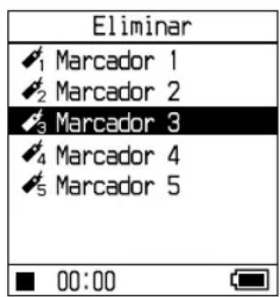 SONY NWHD5H - Pulse para selectionar "Pista" o "Marcador" y, a continuacion pulse II. - 1
