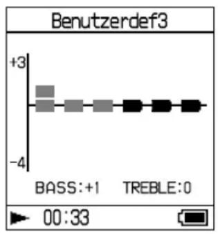 SONY NWHD5H - Drucken Sie , um „Treble" oder „Bass" auszuwahlen. - 1