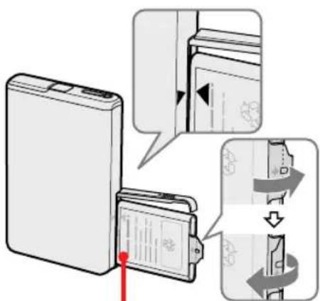 SONY NWHD5H - 充電池を入るには - 1