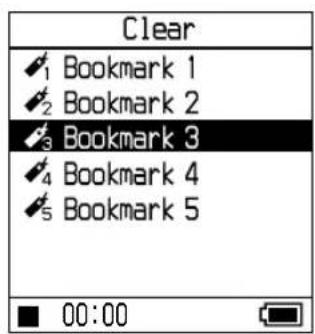 SONY NWHD5H - Press to select "Track" or "Bookmark," and then press II. - 1
