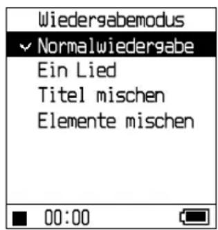 SONY NWHD5H - Drucken Sie um „Wiedergabemodus" auszuwahlen, und drucken Sie dann II. - 1