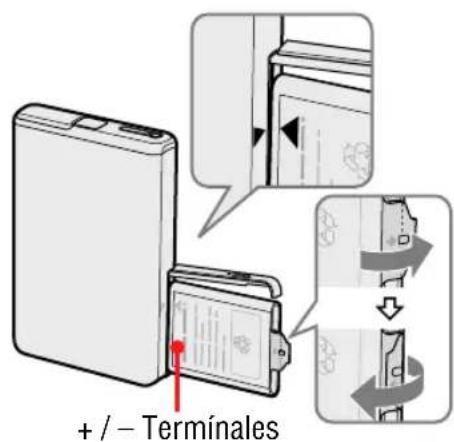 SONY NWHD5H - Para insertar la bateria - 1