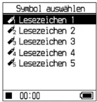 SONY NWHD5H - Ändern eines Lesezeichenssymbols - 1