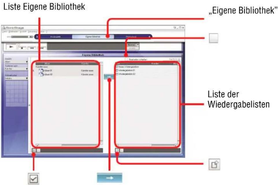 SONY NWHD5H - Bildschirm Eigene Bibliothek - 1