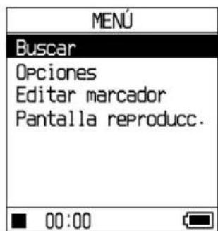 SONY NWHD5H - Mientras el reproductor está detenido, mantenga pulsado SEARCH/MENU. - 1