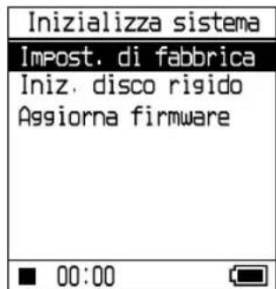 SONY NWHD5H - Premere per selezionare "Inizializza problema," e quindi premere II. - 1