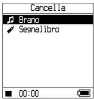 SONY NWHD5H - Selezionare "Cancella" nel passaggio di Riordinamento dell'ordine dei brani in un segnalbro" (47 pagina 40), e quindi premere  o - 1