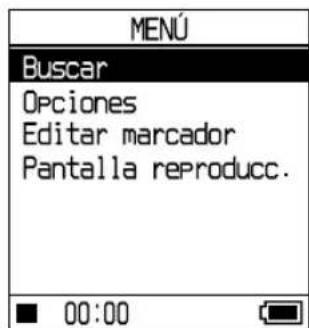 SONY NWHD5H - Mientras el reproductor está detenido, mantenga pulsado SEARCH/MENU. - 1