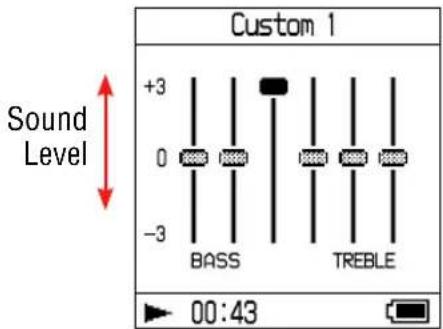 SONY NWHD5H - Customizing sound quality (6-Band Equalizer - Custom) - 8