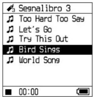 SONY NWHD5H - Premere  per selezionare il segnalibro da modificare, e quando premere  o - 1