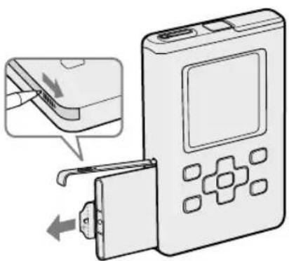 SONY NWHD5H - 取出电池 - 1