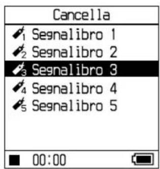 SONY NWHD5H - Premere per selezionare "Brano" o Segnalibro," e quindi premere II. - 1