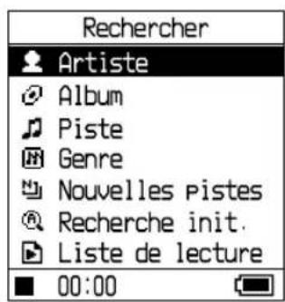 SONY NWHD5H - Appuyez sur search/menu enfoncée. - 1
