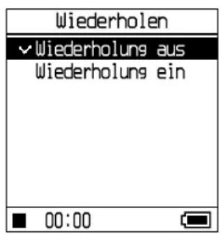 SONY NWHD5H - Wiederholte Wiedergabe von Titeln (Repeat-Wiedergabe) - 1