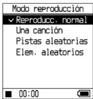 SONY NWHD5H - Pulse para selectionar "Modo reproduccion" y, a continuacion, pulse II. - 1