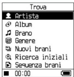 SONY NWHD5H - Premere SEARCH/MENU. - 1
