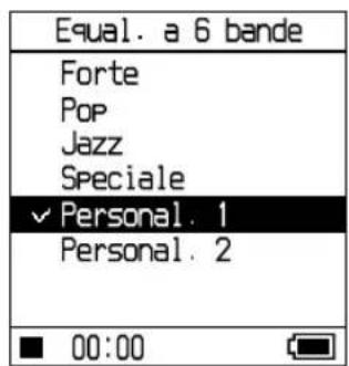 SONY NWHD5H - Personalizzazione della qualità del suono (Equal. a 6 bande - Personalizzazione) - 1