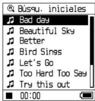 SONY NWHD5H - Pulse //páraseLECTIONAR la inicial del titulo de la pista y, a continuacion, pulse  II. - 1