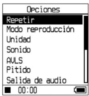 SONY NWHD5H - Pulse para selectionar "Opiones" y, a continuacion, pulse II. - 1