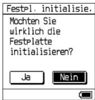 SONY NWHD5H - Initialisieren der Festplatte - 8