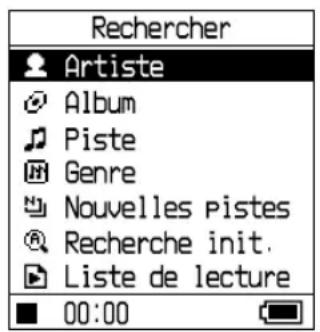 SONY NWHD5H - Appuyez sur search/menu enfoncée. - 1