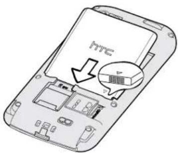 HTC Sensation - Installer la batterie - 2