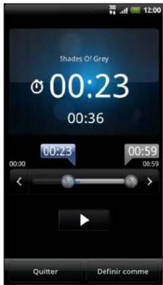 HTC Sensation - Découpage d'une sonnerie MP3 - 1