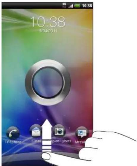 HTC Sensation - Déverrouiller l'écran - 1